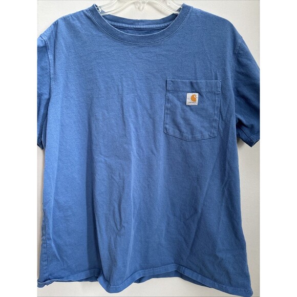 Men's Carhartt Original Fit Pocket Tee Shirt Y2K Retro Workwear Sz 16-18 - Picture 1 of 4